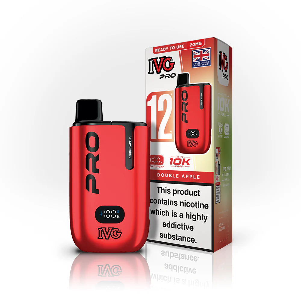 IVG Pro 10K Pod Vape Kit - Double Apple image