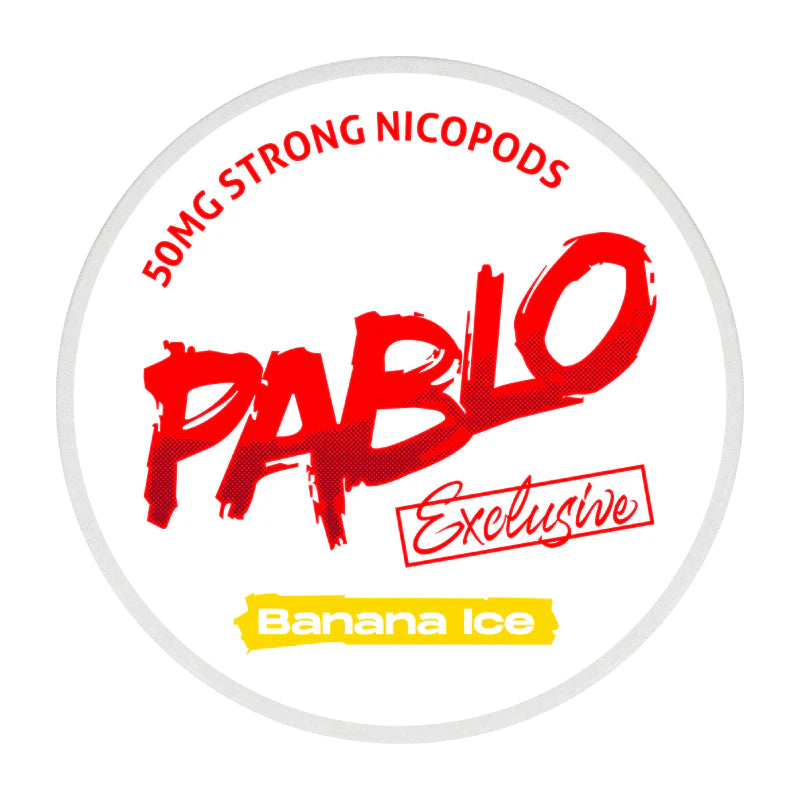 PABLO Nicopods 50mg (Extra Strong) 20pcs/pack - Banana Ice image