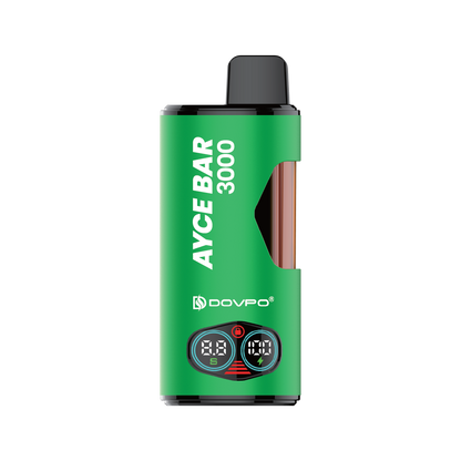 Dovpo Ayce Bar 3000 Puffs | 4 In 1 Rechargeable | Disposable Kit | 20MG - 4-in-1-Green Bar image