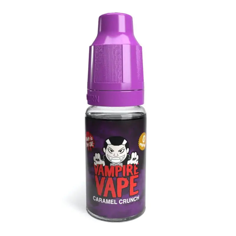 Vampire Vapes 10ml | 12MG | 40VG/60PG | 70+ Flavors - Caramel Crunch image
