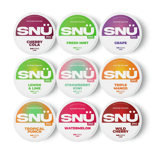 SNU Nicotine Pouches 18mg | 60mg SNU