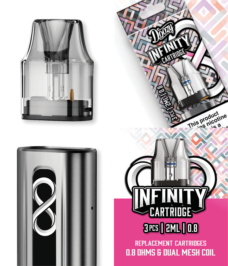 Doozy Infinity Replacement Pods 0.8 Ohm 3-Pack image 1