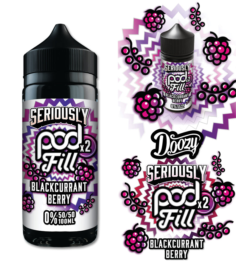 Seriously Pod Fill X2 by Doozy 100ml 50/50 E-Liquid Shortfill image 10