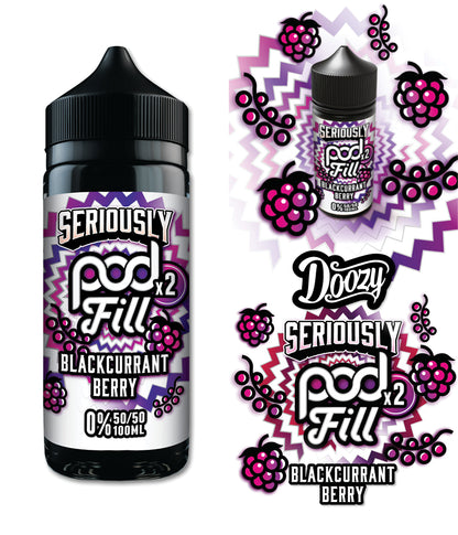 Seriously Pod Fill X2 by Doozy 100ml 50/50 E-Liquid Shortfill image 10