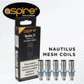 Aspire Nautilus 2S Coils | 0.4 | 0.7 Mesh | 5pcs/pack