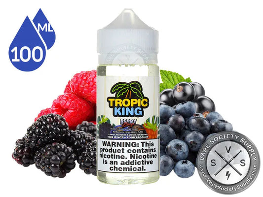 Tropic King E Liquid 100ml Shortfill  70/30 VG/PG image 1