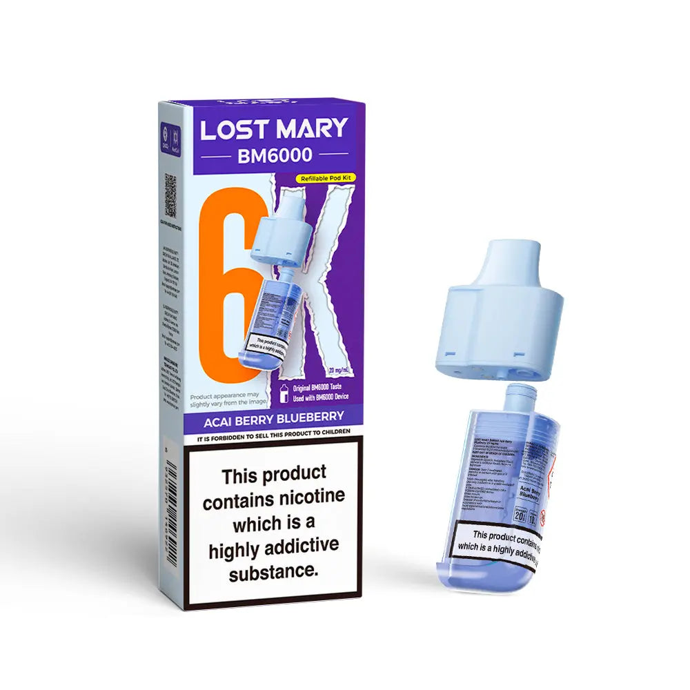 Lost Mary BM6000 Prefilled Pod 20mg Lost Mary
