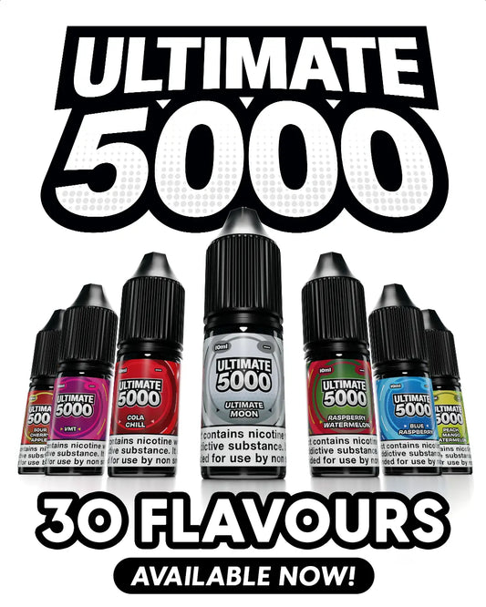 Ultimate Bar 5000 Nic Salts 10ml - 20MG Ultimate Juice