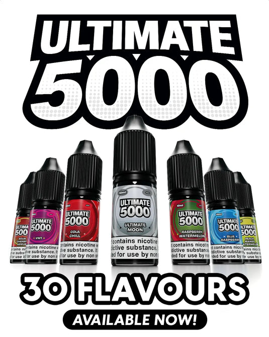 Ultimate Bar 5000 Nic Salts 10ml - 20MG Ultimate Juice