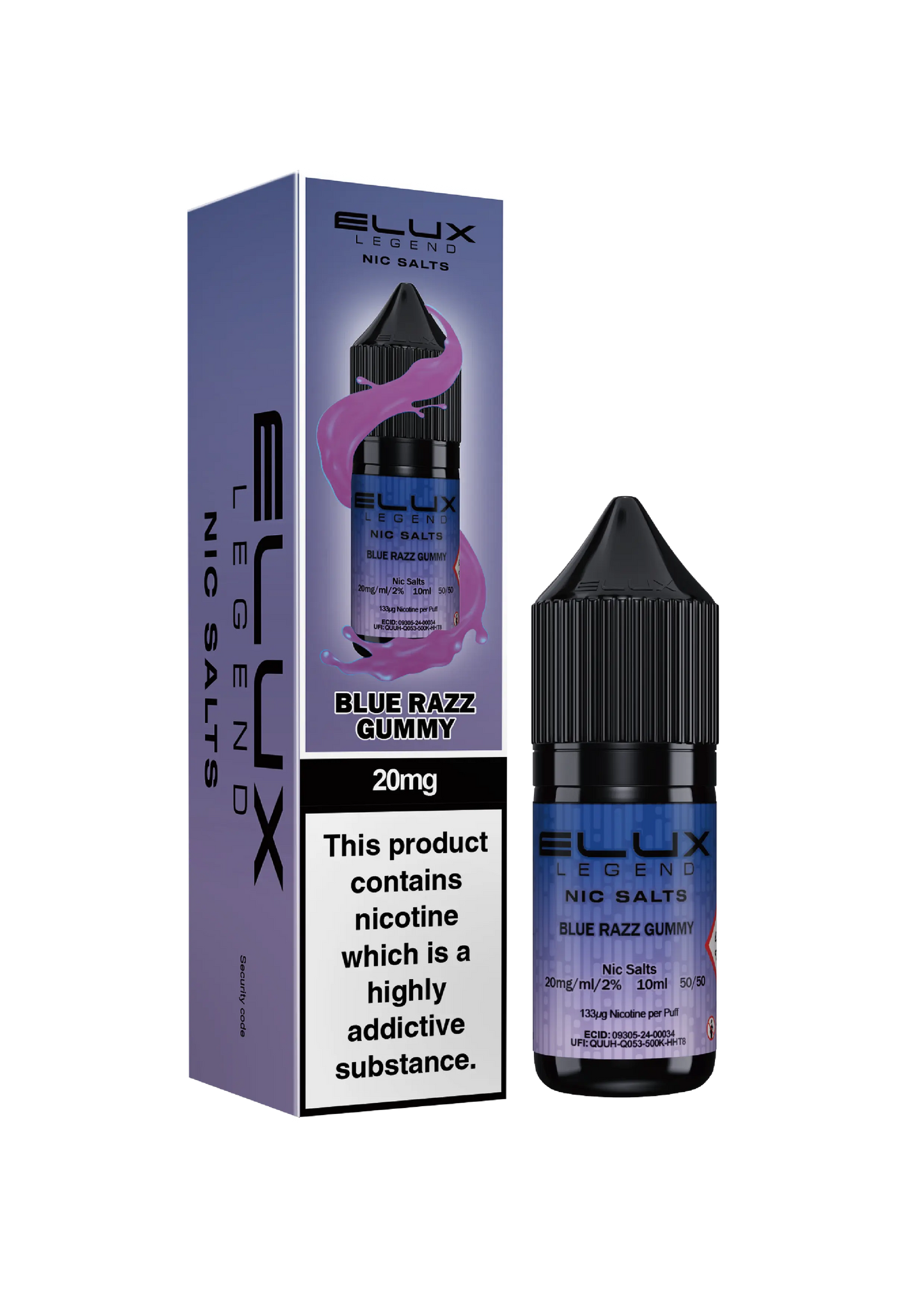 Elux Legend Nic Salts 10ml - 10MG Elux