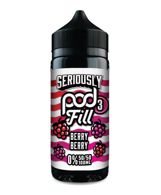 Seriously Pod Fill 3 by Doozy 100ml 50/50 VG/PG E-Liquid Shortfill Doozy