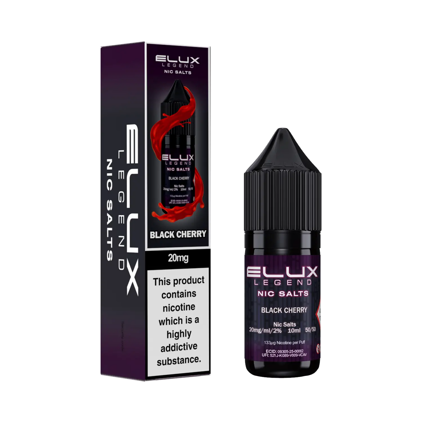 Elux Legend Nic Salts 10ml - 20MG Elux