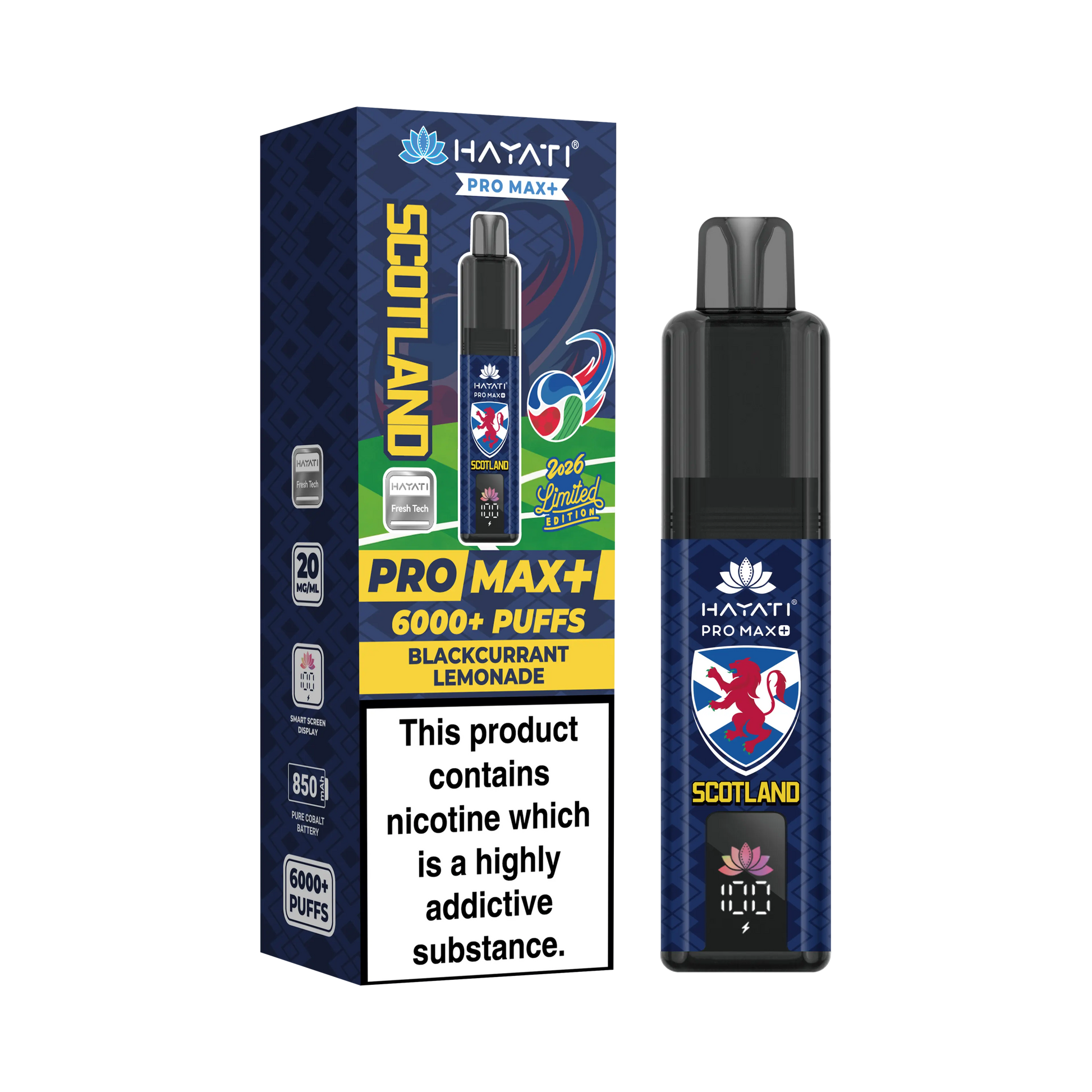 Hayati Pro Max+ 6000 World Cup (Scotland)