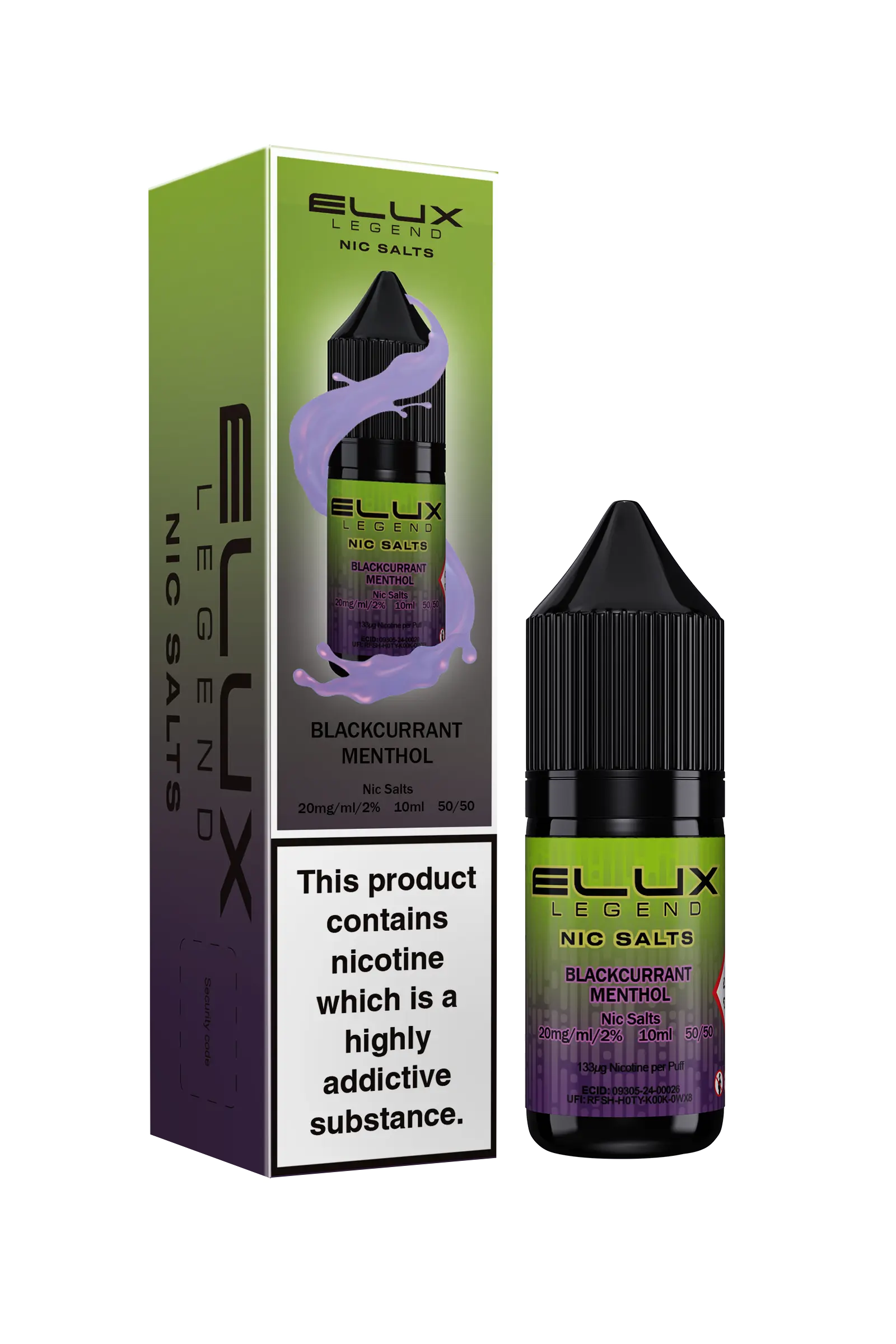 Elux Legend Nic Salts 10ml - 20MG