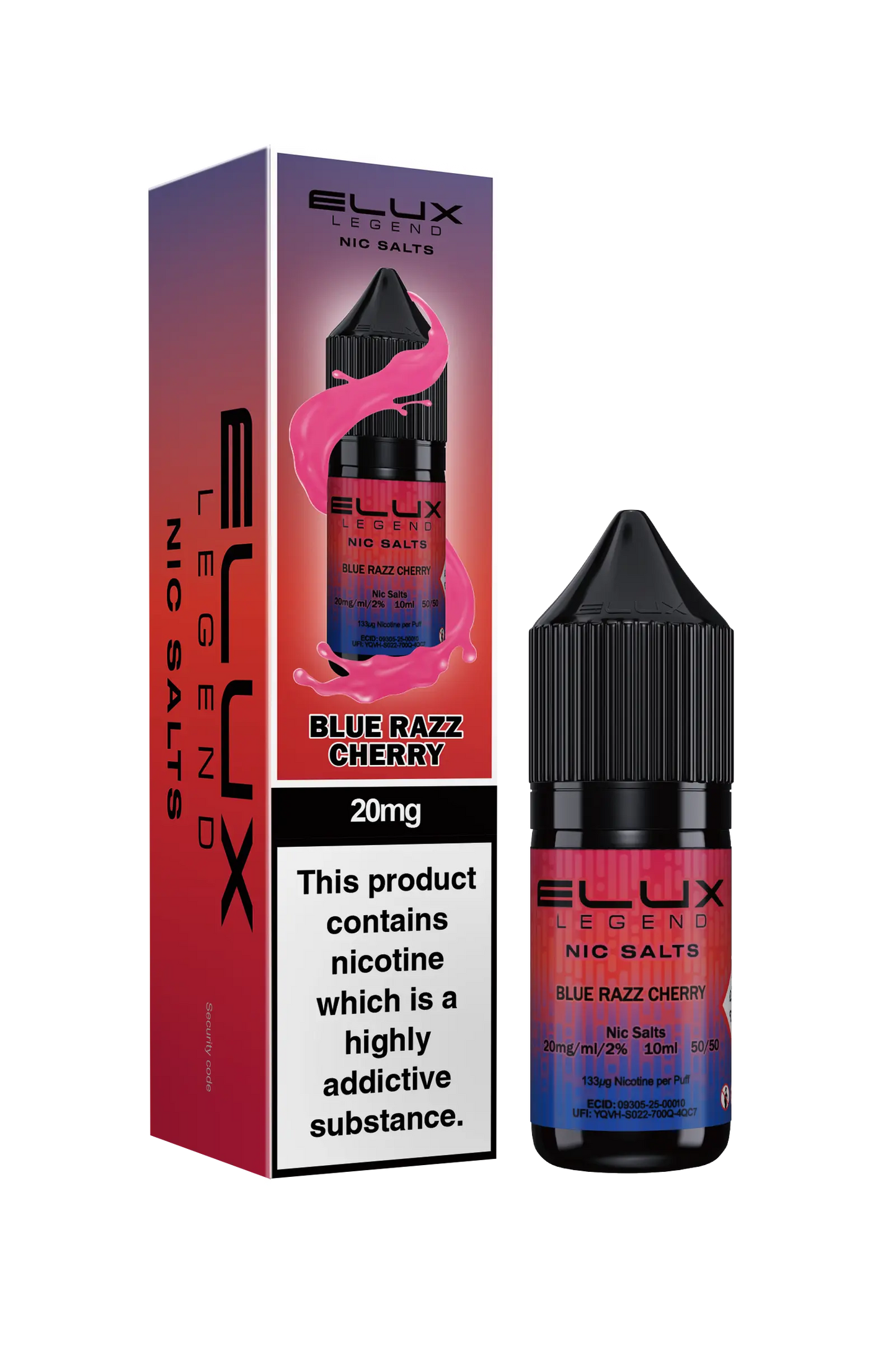 Elux Legend Nic Salts 10ml - 10MG Elux