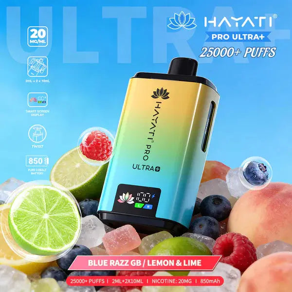 Hayati Pro Ultra Plus 25K Prefilled Vape Kit Hayati