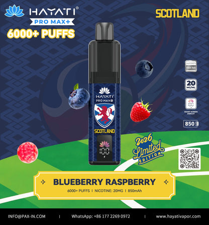 Hayati Pro Max+ 6000 World Cup (Scotland) Hayati