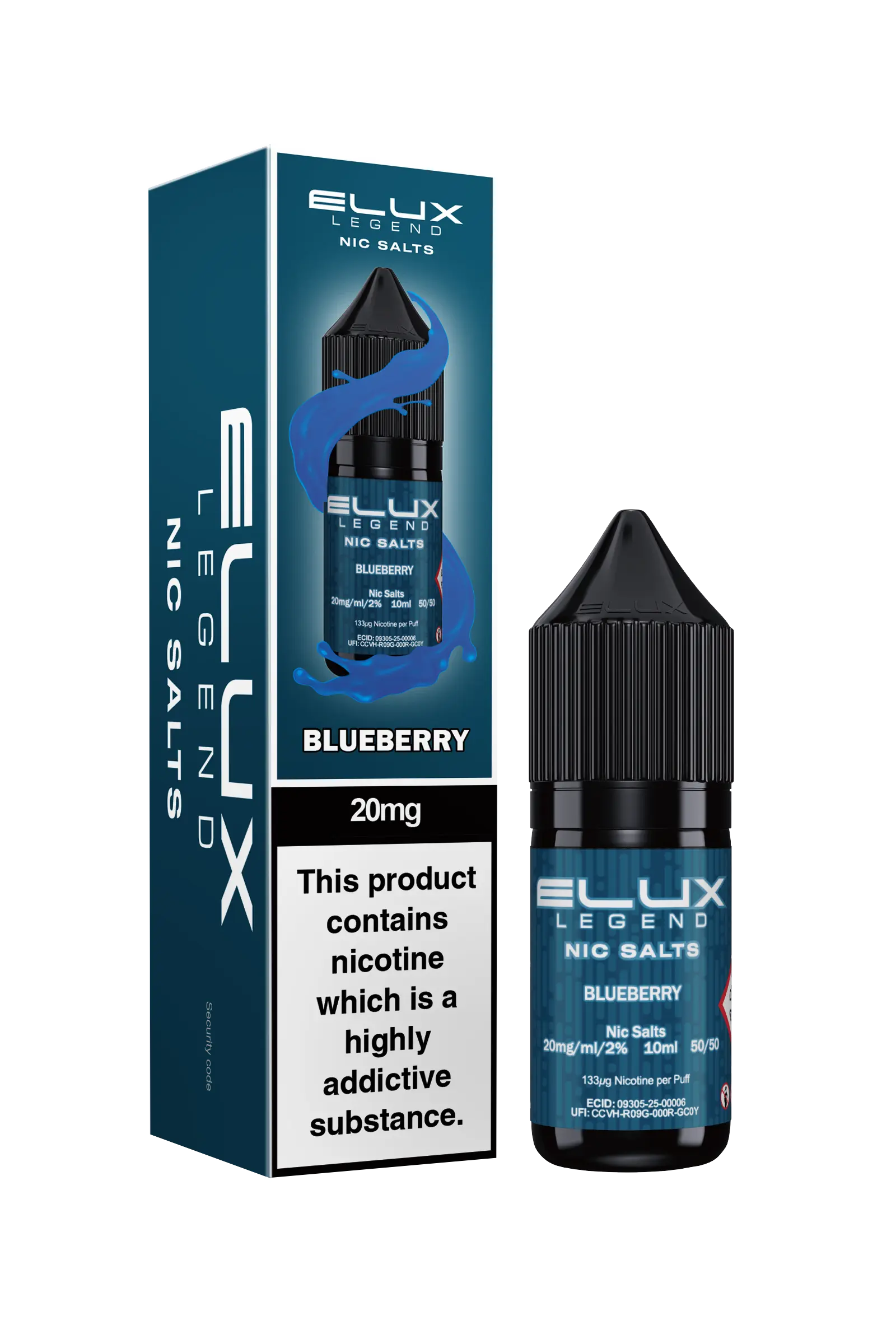 Elux Legend Nic Salts 10ml - 20MG
