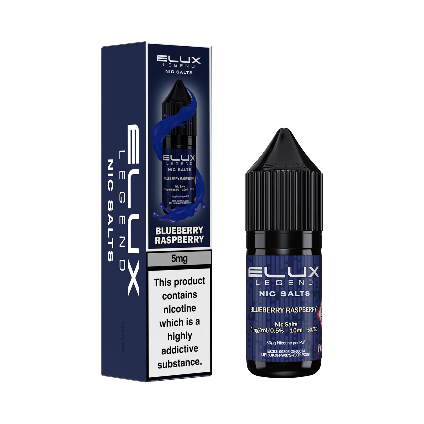Elux Legend Nic Salts 10ml - 5mg Elux