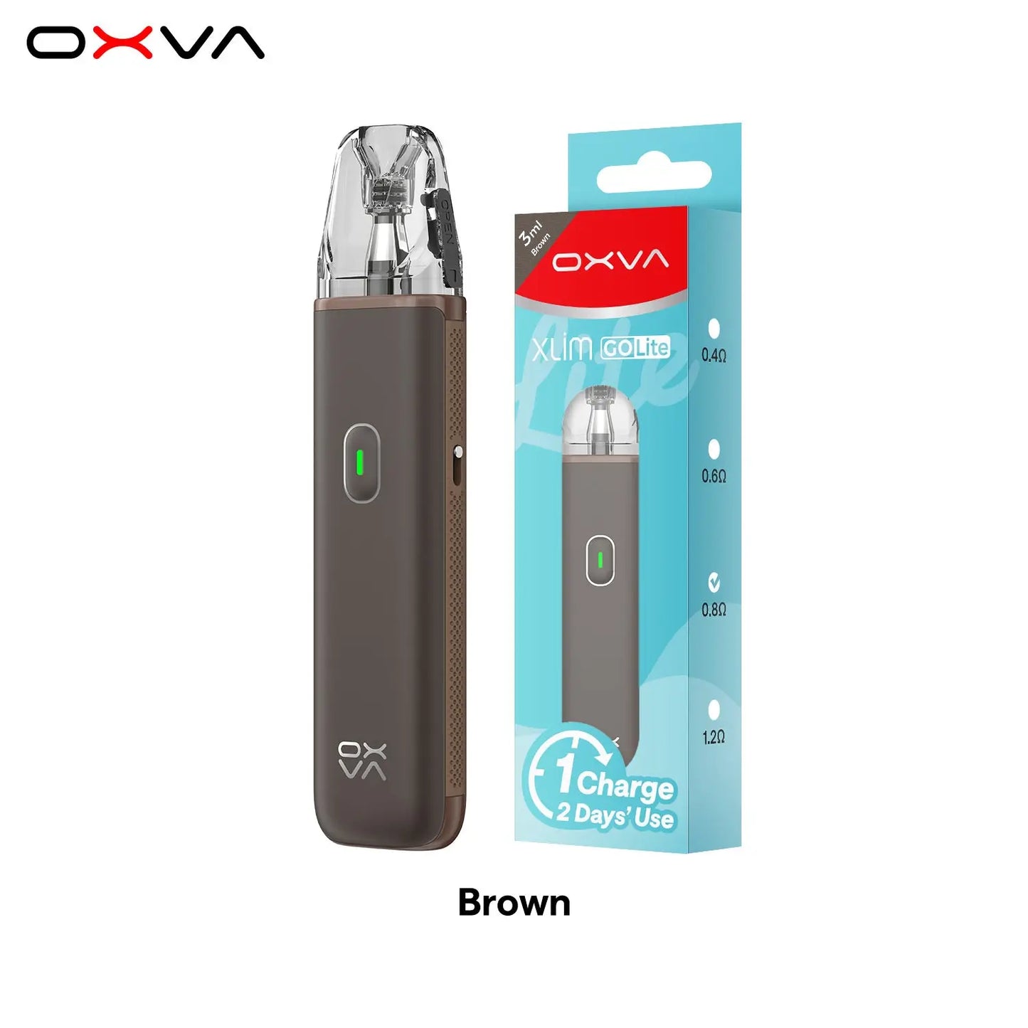 Oxva Xlim GO Lite Pod Kit Brown