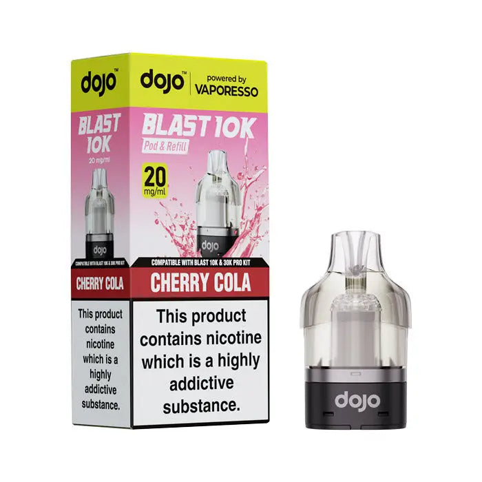 Vaporesso Dojo Blast 10K/30K Prefilled Pod + 10ml Refill Container