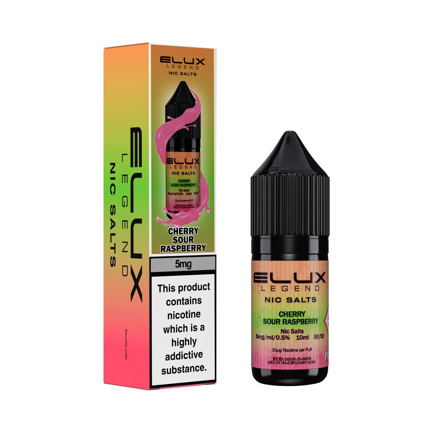 Elux Legend Nic Salts 10ml - 5mg Elux
