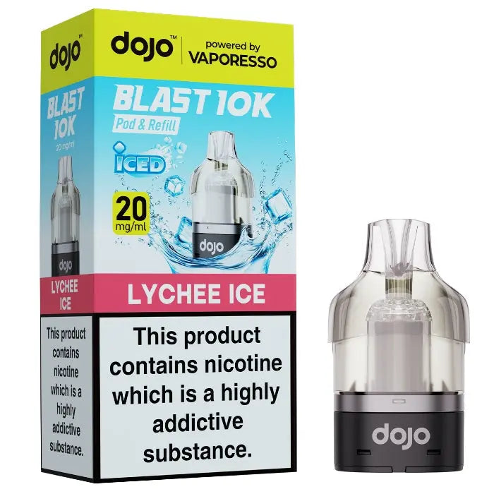 Vaporesso Dojo Blast 10K/30K Prefilled Pod + 10ml Refill Container