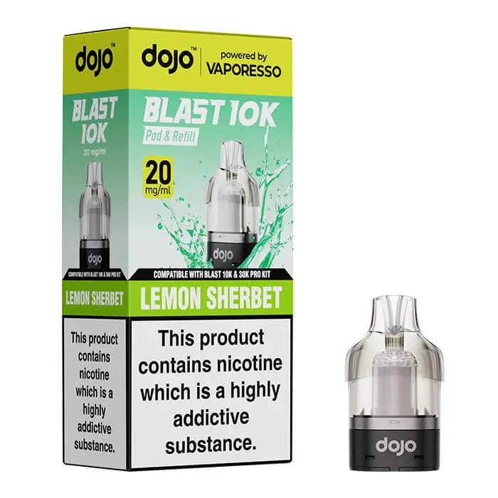 Vaporesso Dojo Blast 10K/30K Prefilled Pod + 10ml Refill Container