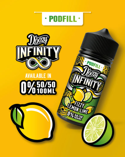 Doozy Infinity Pod Fill 50/50 100ml Shortfill E-Liquid Doozy