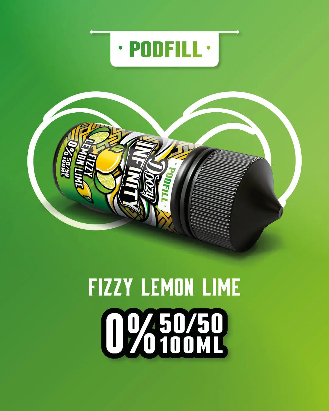 Doozy Infinity Pod Fill 50/50 100ml Shortfill E-Liquid Doozy