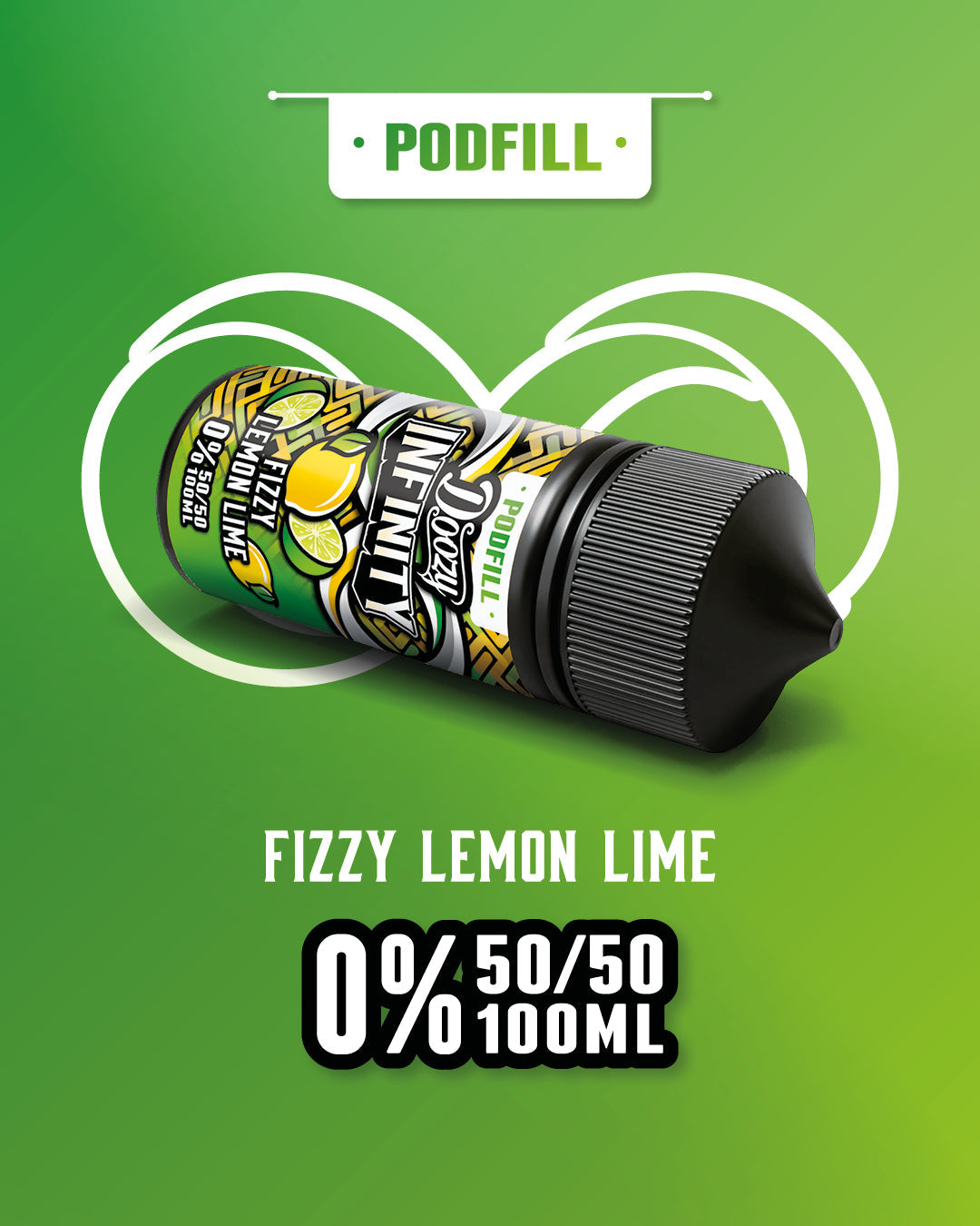 Doozy Infinity Pod Fill 50/50 100ml Shortfill E-Liquid