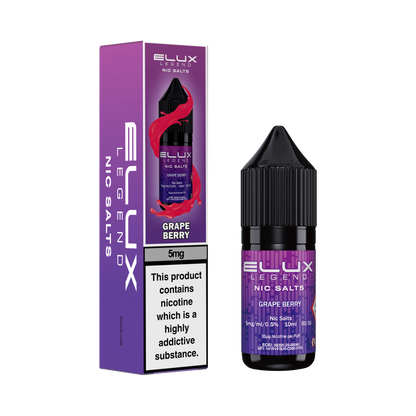Elux Legend Nic Salts 10ml - 5mg