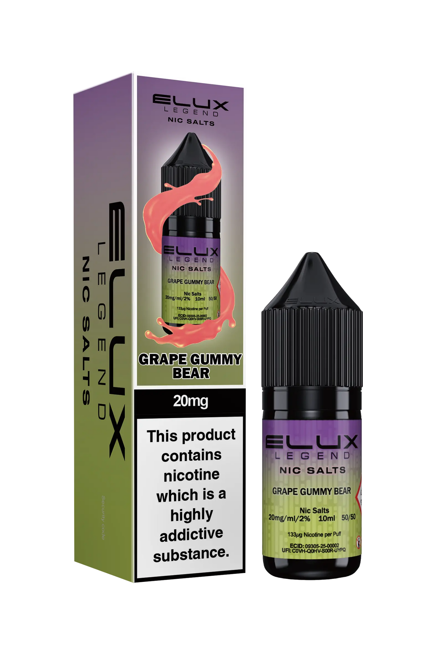 Elux Legend Nic Salts 10ml - 10MG Elux