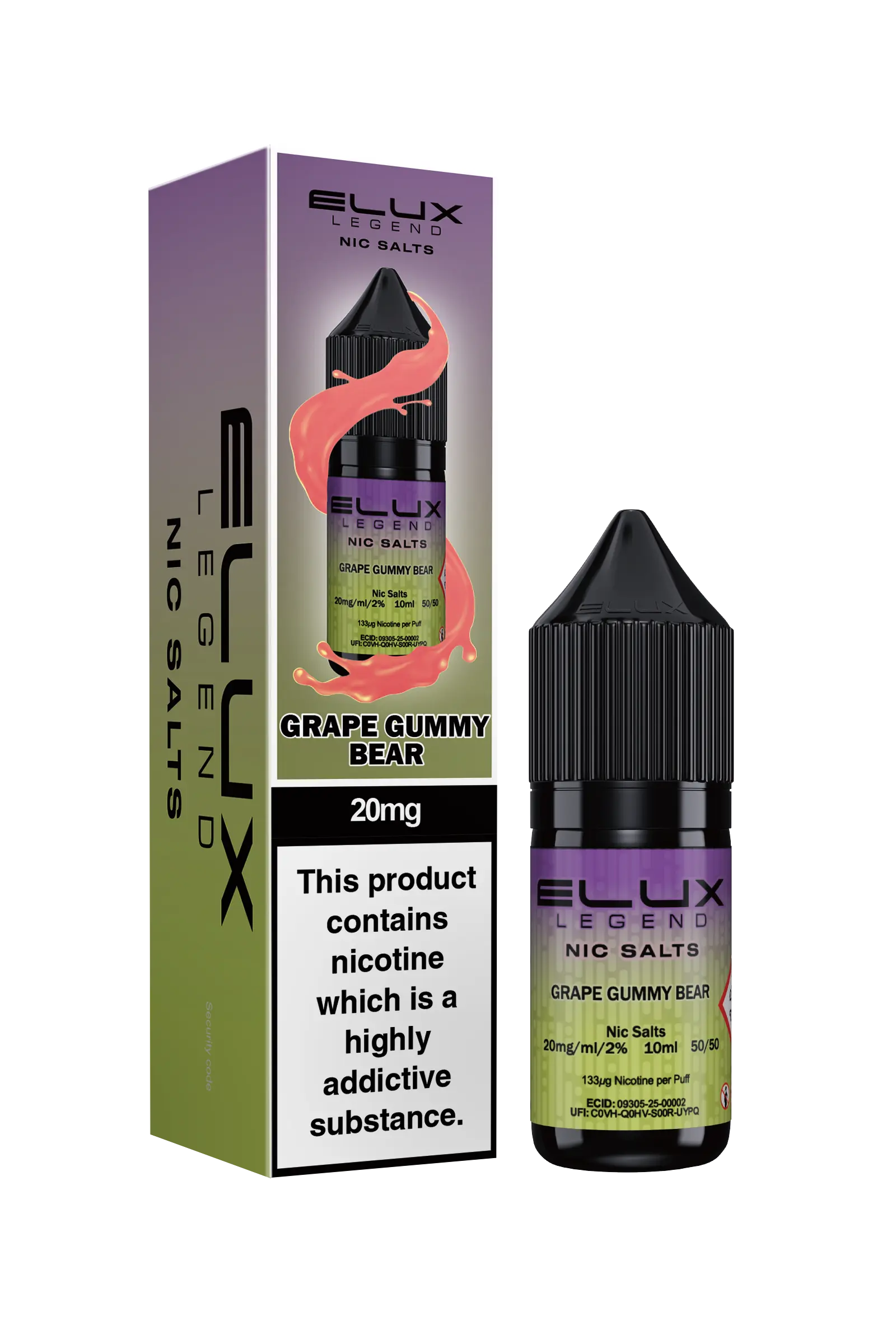 Elux Legend Nic Salts 10ml - 20MG