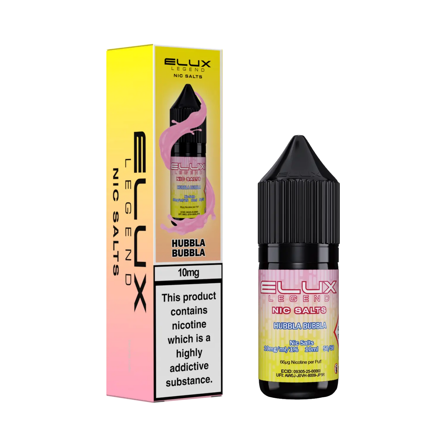 Elux Legend Nic Salts 10ml - 10MG Elux