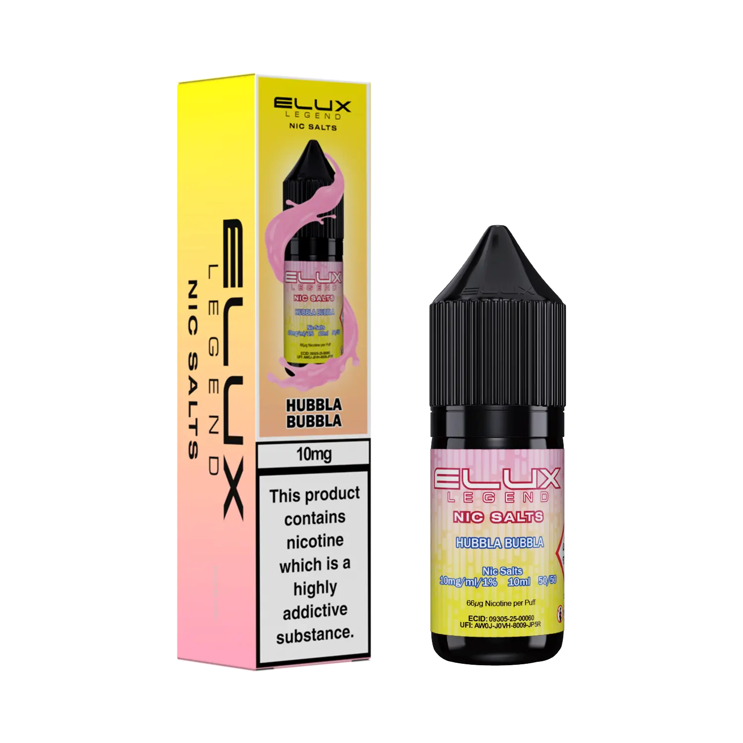 Elux Legend Nic Salts 10ml - 10MG