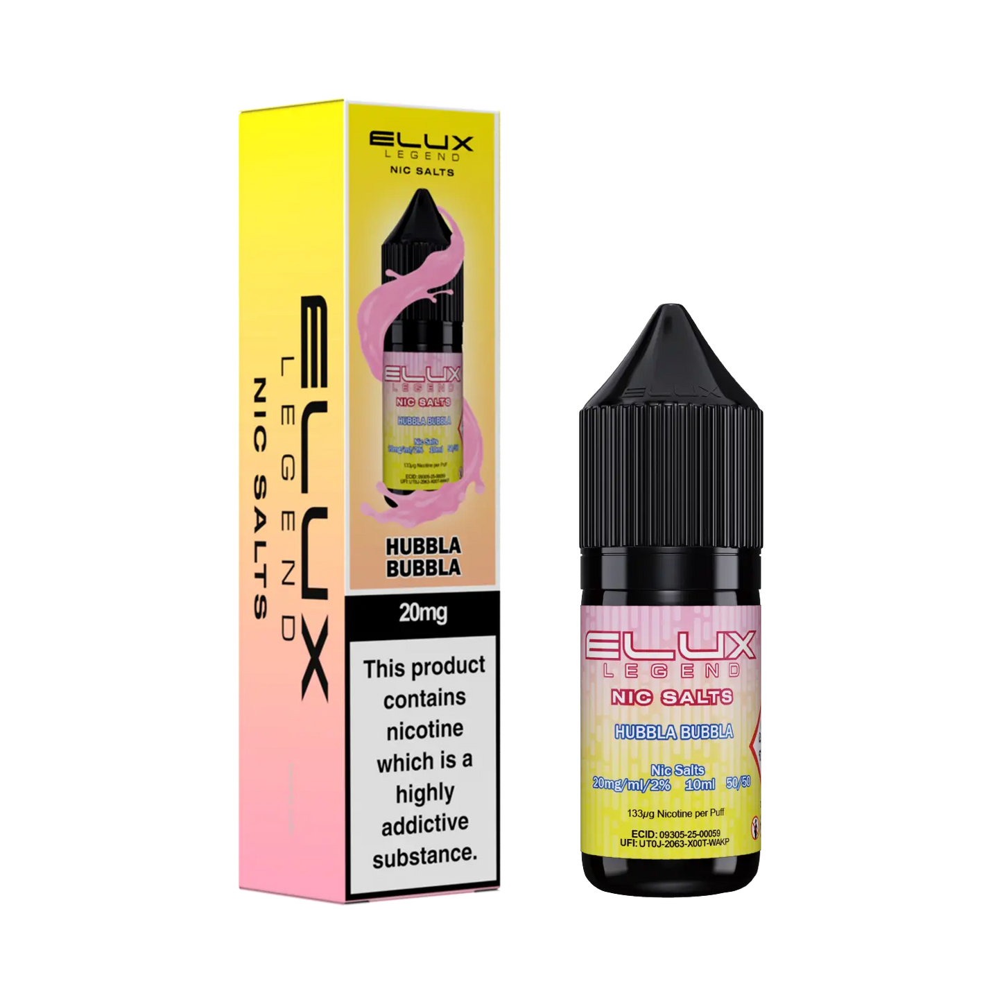 Elux Legend Nic Salts 10ml - 20MG Elux