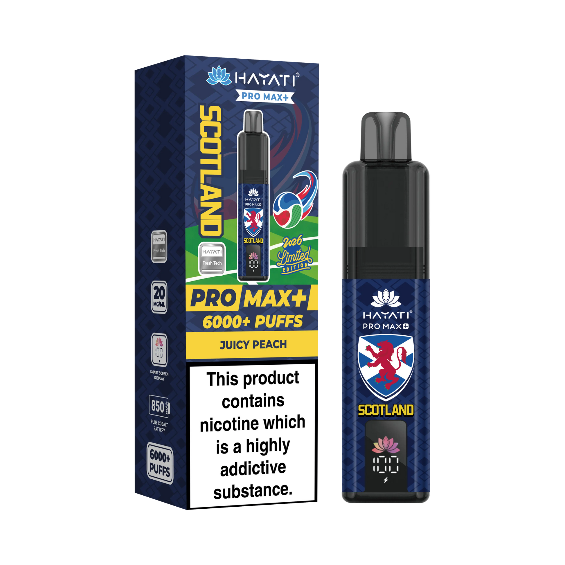 Hayati Pro Max+ 6000 World Cup (Scotland)