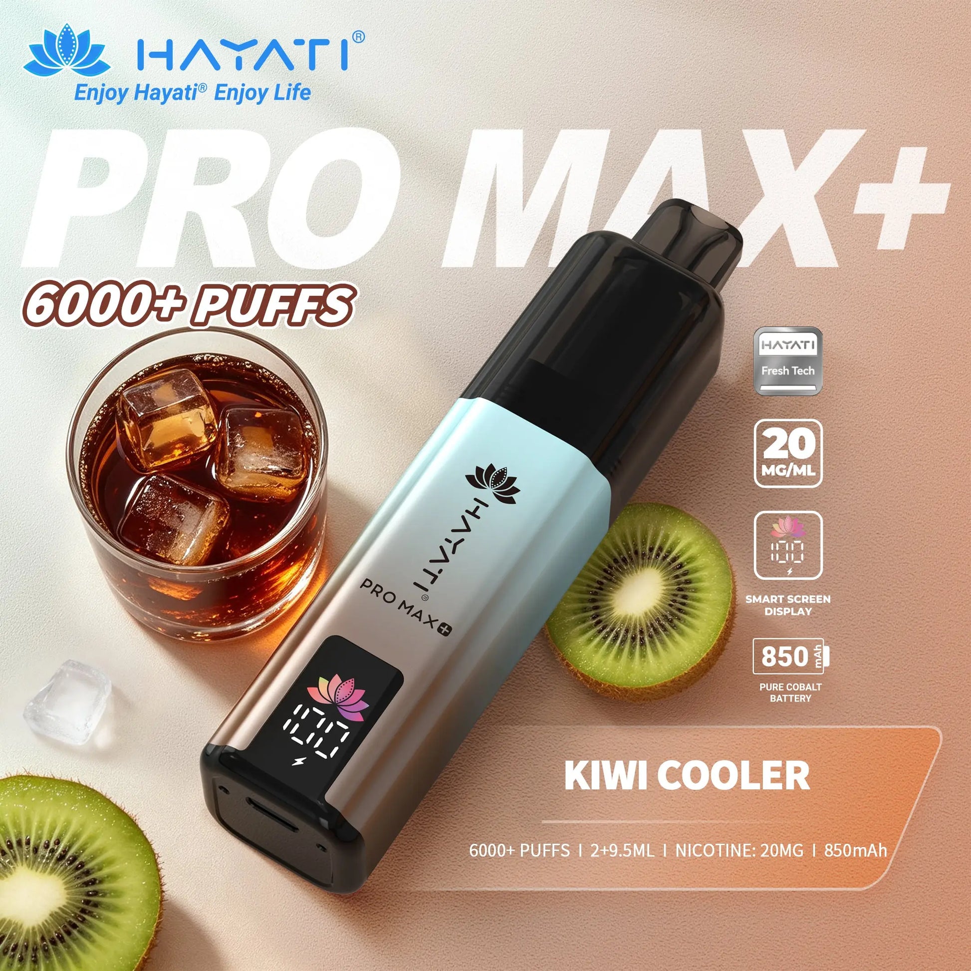 Hayati Pro Max+ 6000 Puff Pod Kit