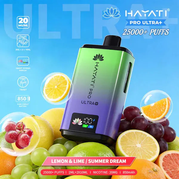 Hayati Pro Ultra Plus 25K Prefilled Vape Kit