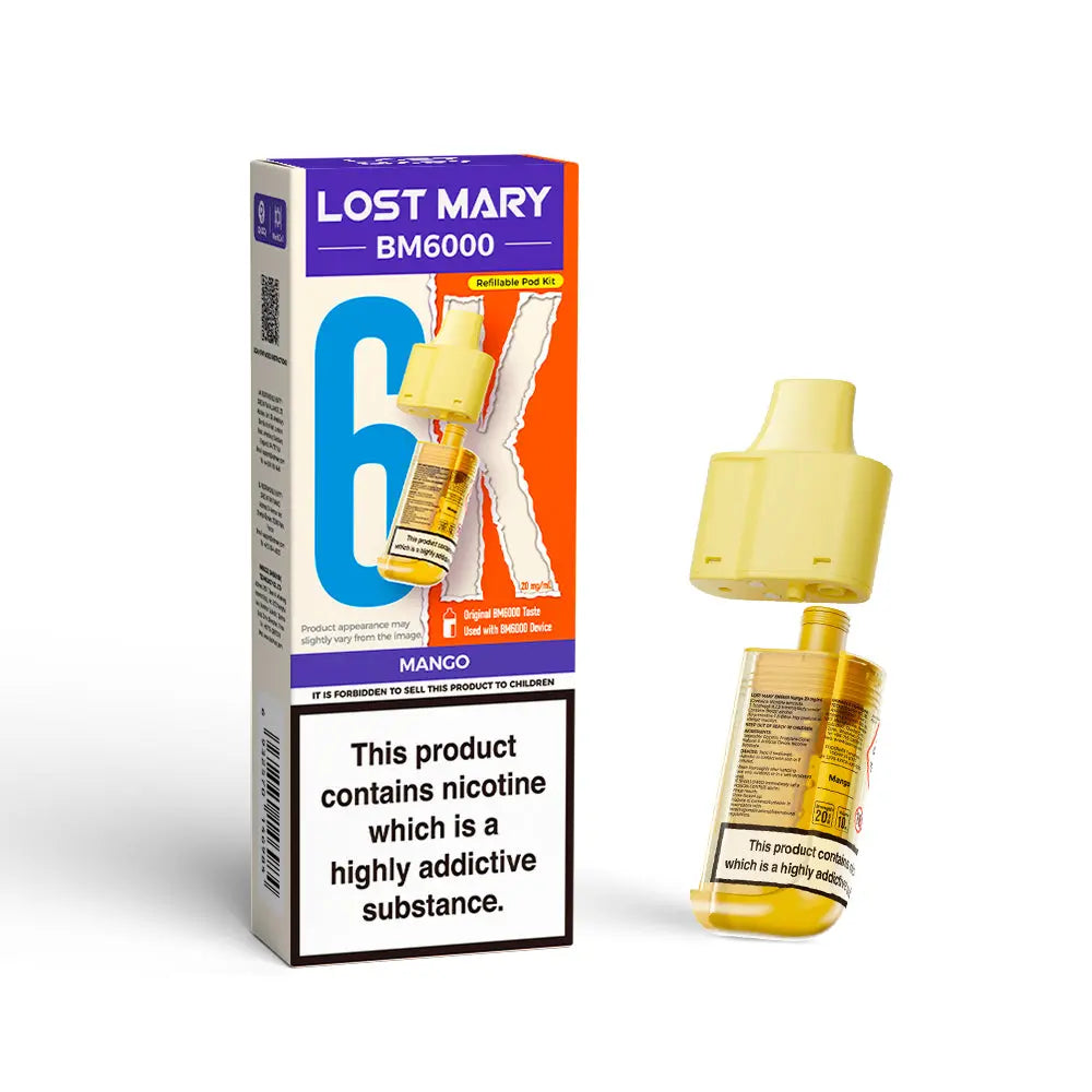 Lost Mary BM6000 Prefilled Pod 20mg Lost Mary