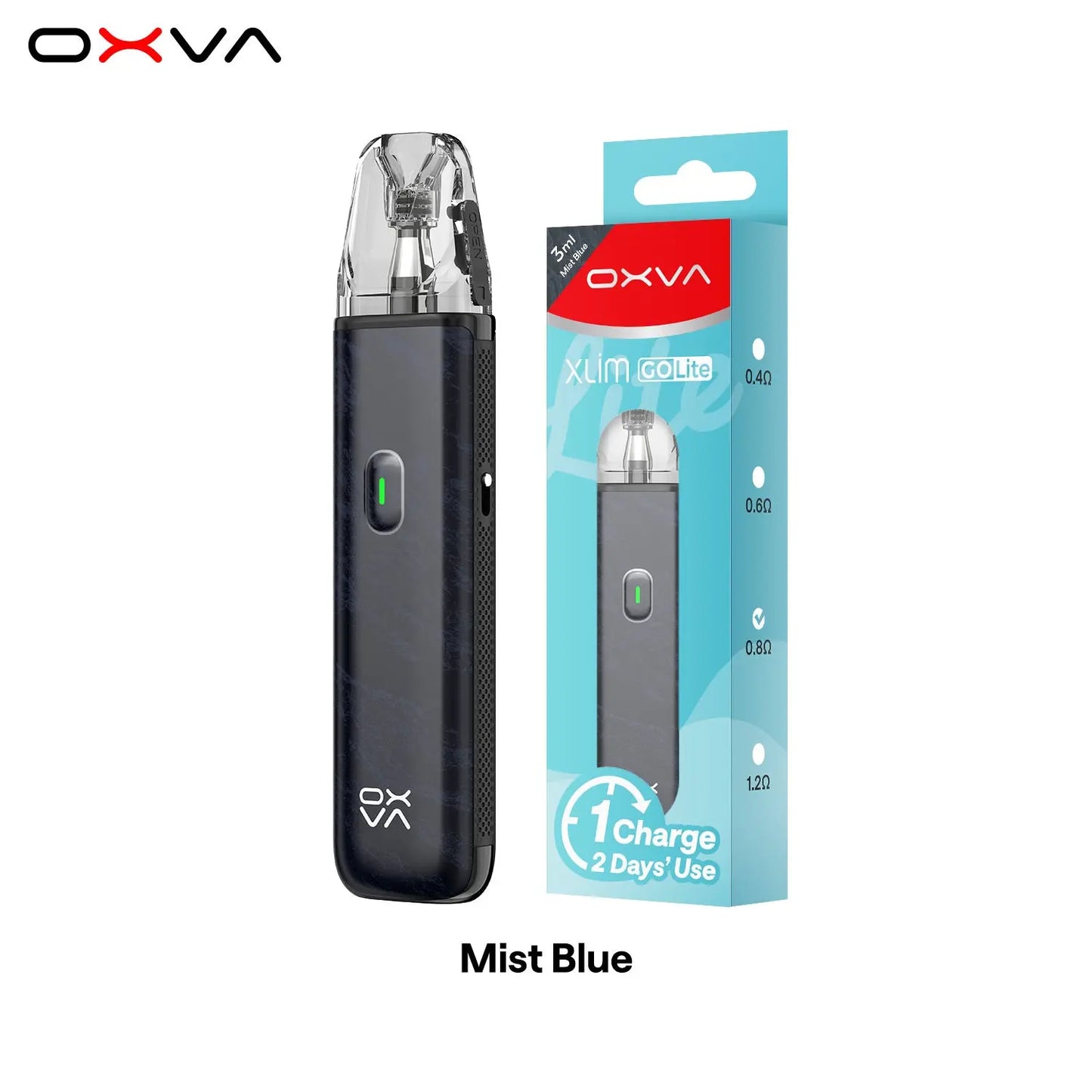 Oxva Xlim GO Lite Pod Kit Mist Blue
