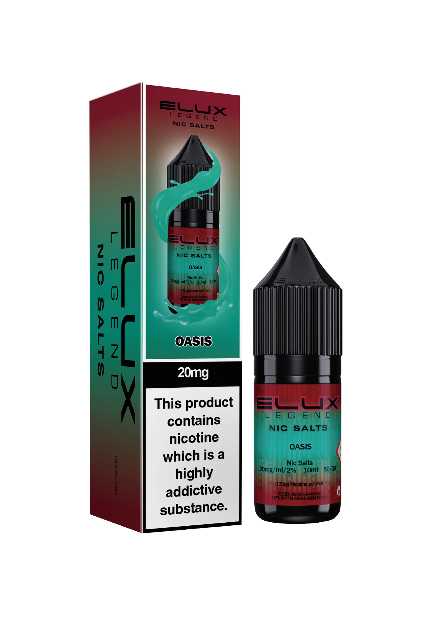 Elux Legend Nic Salts 10ml - 10MG Elux