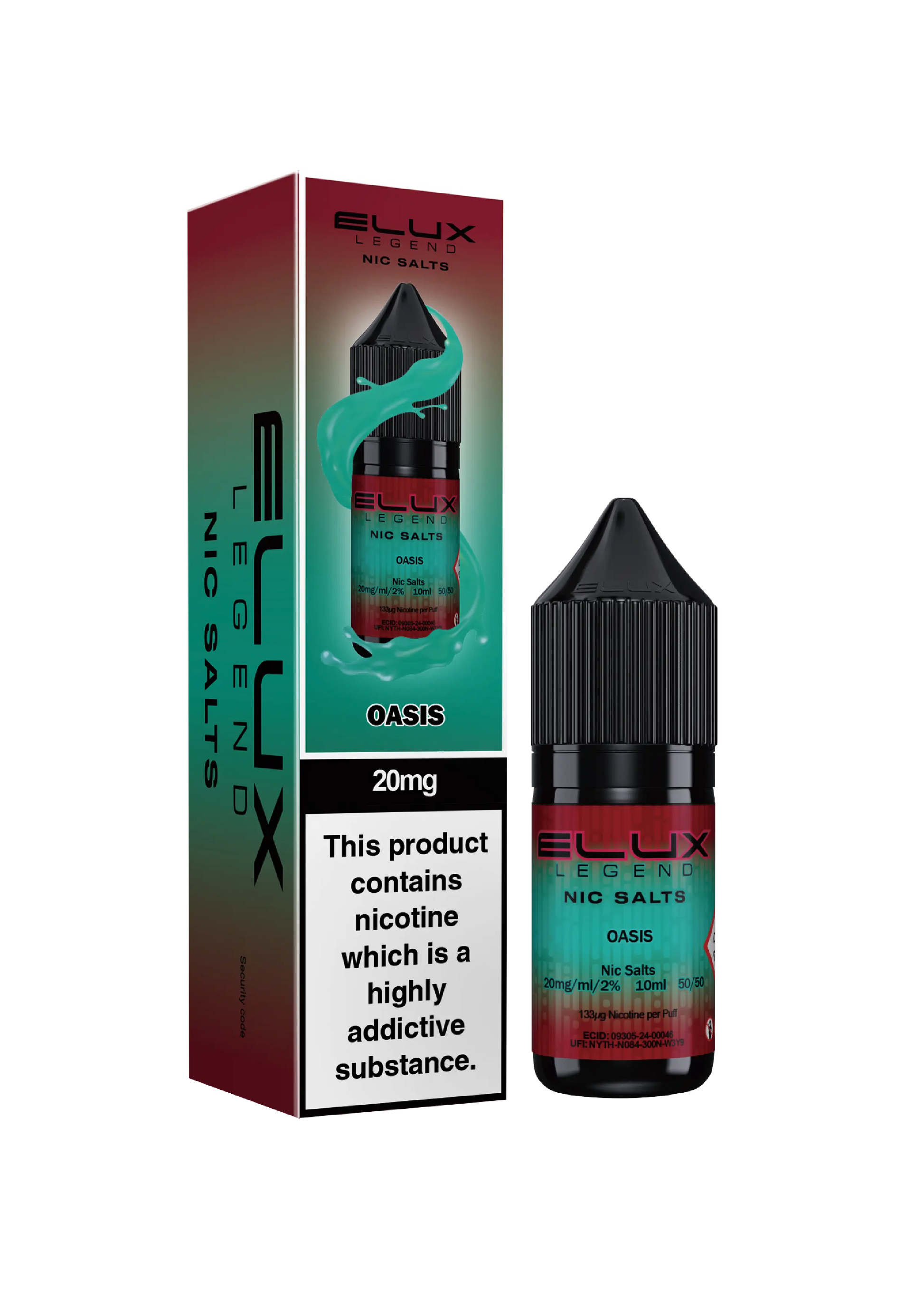 Elux Legend Nic Salts 10ml - 20MG