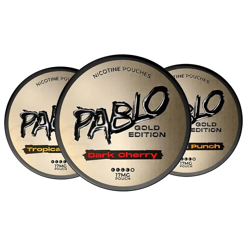 PABLO Gold Edition 17mg Nicotine Pouches - 20 Slim Pouches