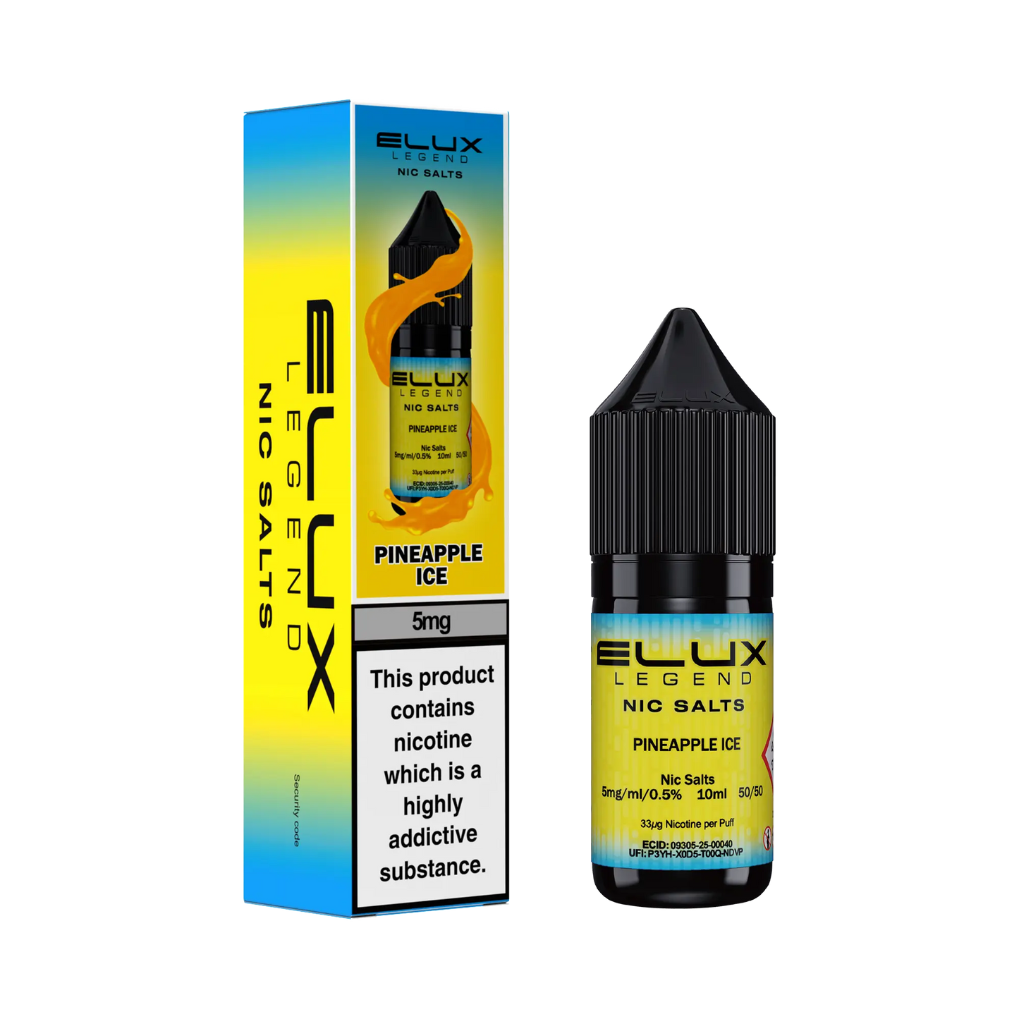 Elux Legend Nic Salts 10ml - 5mg Elux