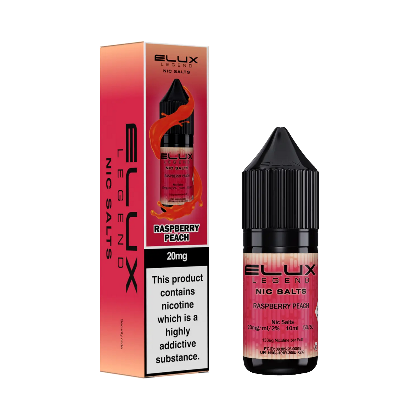 Elux Legend Nic Salts 10ml - 20MG Elux