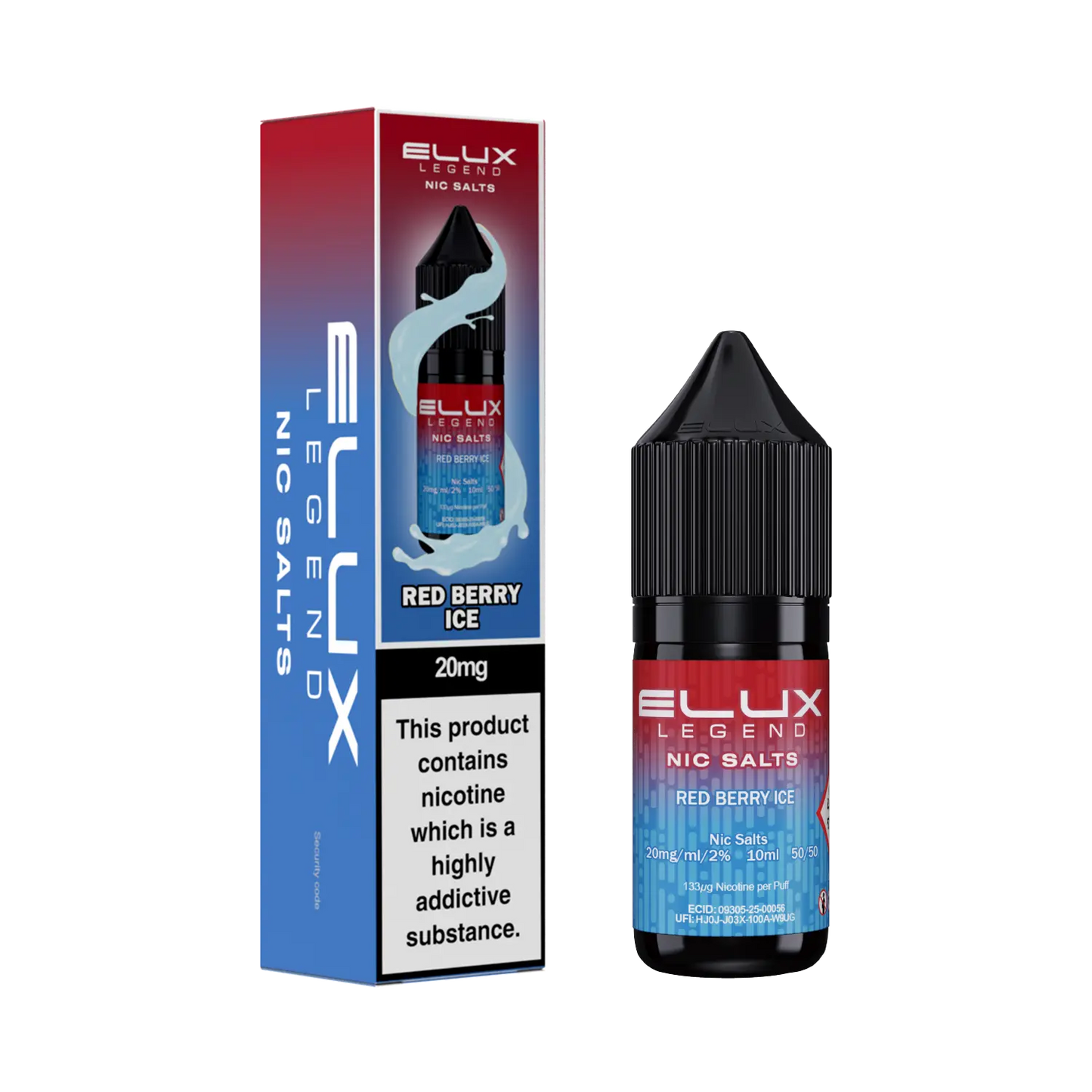 Elux Legend Nic Salts 10ml - 20MG Elux
