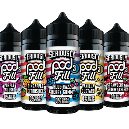 Seriously Pod Fill 3 by Doozy 100ml 50/50 VG/PG E-Liquid Shortfill