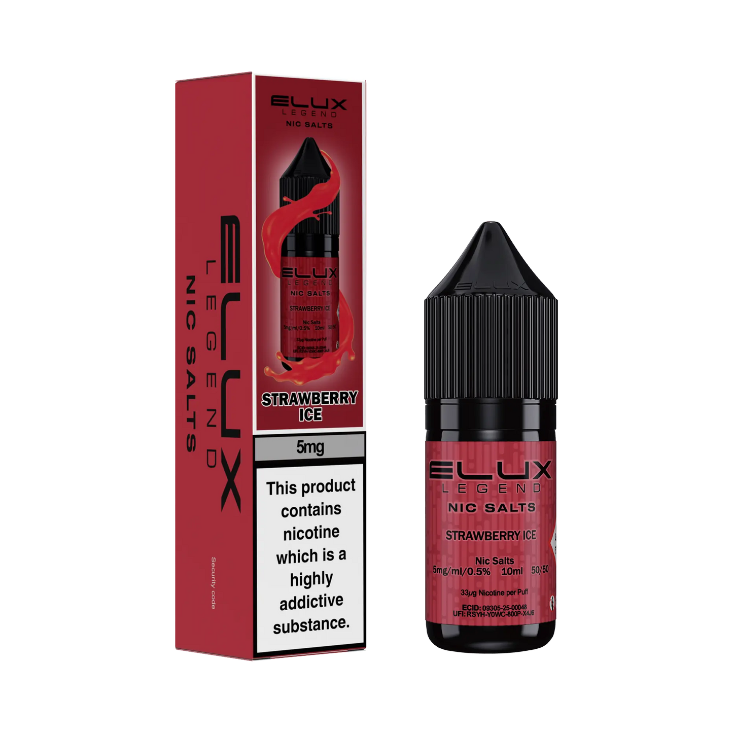 Elux Legend Nic Salts 10ml - 5mg Elux